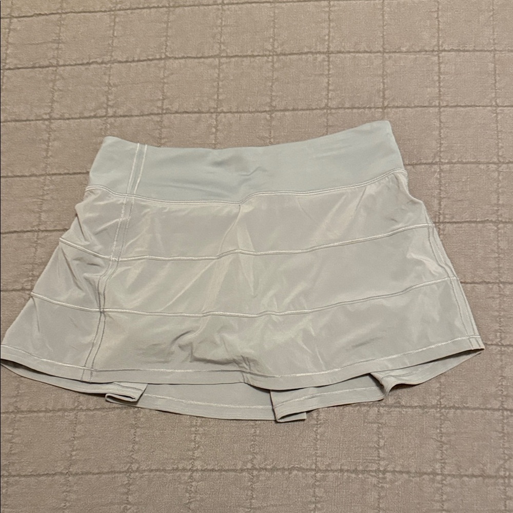 Lululemon Pace Rival Mid—Rise Skort - Light Gray - Size 6